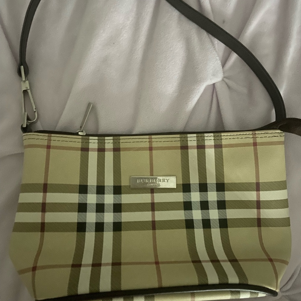 Burberry Beige and Black Crossbody Bag